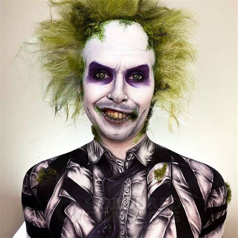 Beetlejuice Face Makeup | Saubhaya Makeup