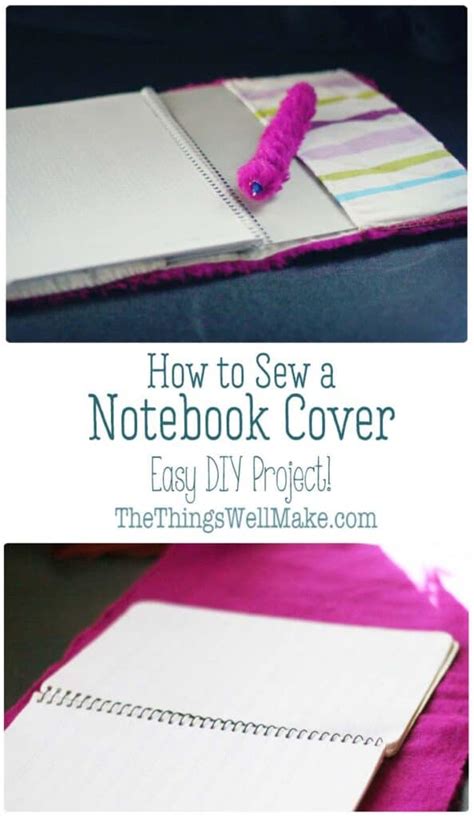 Easy DIY Notebook Cover - Oh, The Things We'll Make!