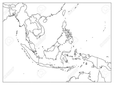 Printable Blank Map Of Southeast Asia - Printable Maps