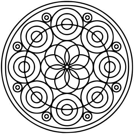 Mandala Art Lesson Plan: Handout & Activity