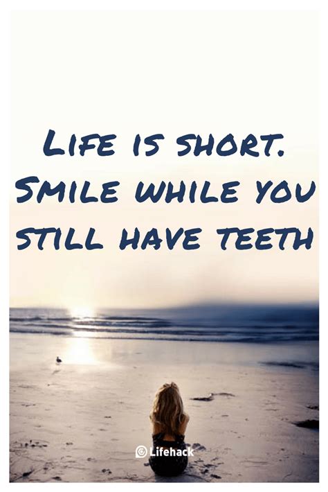 Smile Quotes Smile quotes quote smiling short teeth while