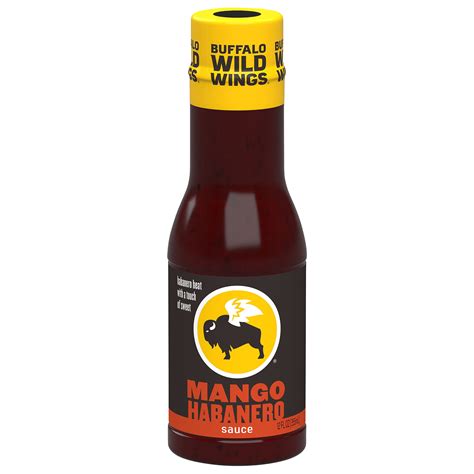 Buffalo Wild Wings Mango Habanero Sauce - 12 fl. oz., Sweet Heat Hot ...