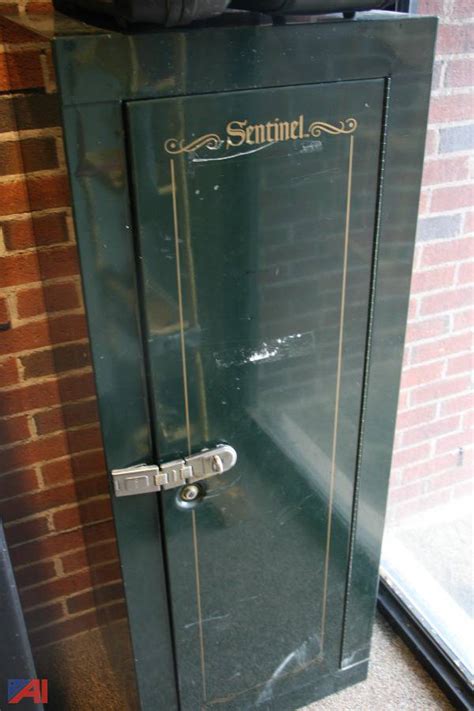 Sold Price: Sentinel 12 Gun Steel Security Cabinet W/ Key March 6, 0121 ...