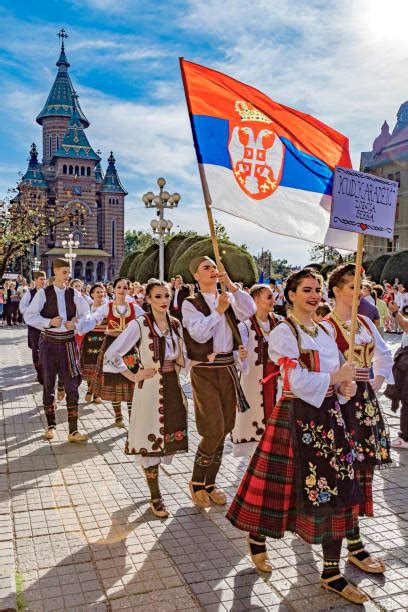 Serbian Culture Parade Street People Stock Photos, Pictures & Royalty ...