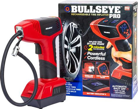 Bullseye Air Inflator Air Compressor Tire Inflator Car Auto Tire Pump ...