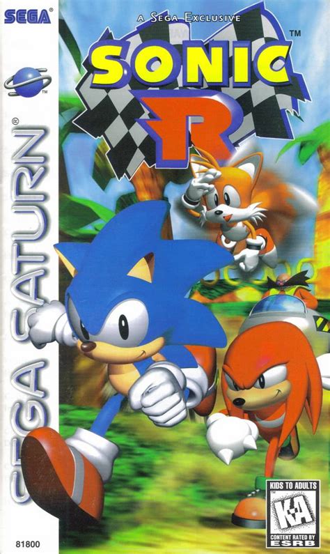 Sonic R Sega Saturn Game