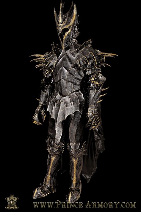 Incredible “First Age” Sauron Custom Leather LOTR-Inspired Armor ...