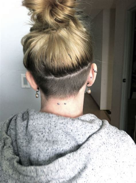 undercut hairstyle women back of head ... | Undercut hairstyles ...