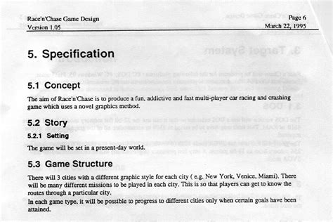 Game Design Document Template