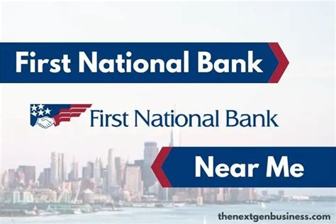 First National Bank Near Me: Find Nearby Branch Locations and ATMs ...