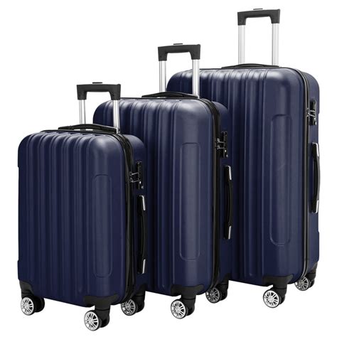 Lowestbest - Lowestbest Traveling Luggage, 3Pcs Luggage Set, 20"+24"+28 ...