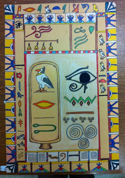 Egyptian hieroglyphic art. | Art history lessons, Multi cultural art ...