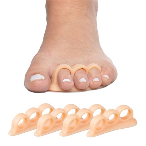 ZenToes Hammer Toe Straightener and Corrector 4 Pack Soft Gel Crests ...