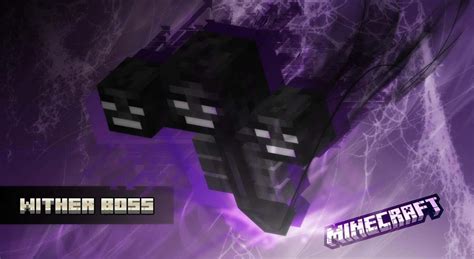 Download Minecraft Wither Boss Battle in Action Wallpaper | Wallpapers.com