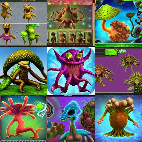 spore creature creator | Stable Diffusion | OpenArt