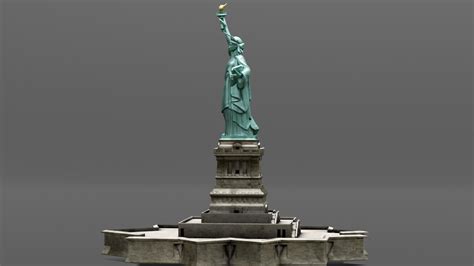 ArtStation - Statue of Liberty 3D model | Game Assets