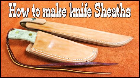 Custom Cowboy Leather Knife Sheaths With A Floral Pattern - Western ...