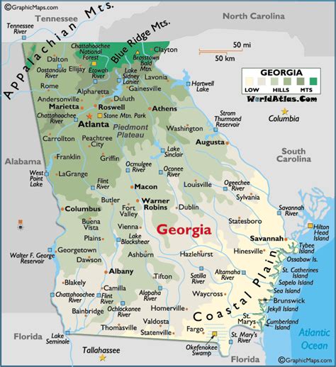 georgia county map | Georgia map, Georgia travel, Georgia history