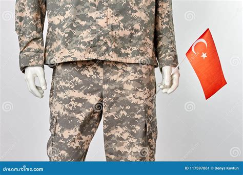 Patriotic Turkish Soldier Concept. Stock Image - Image of gear ...