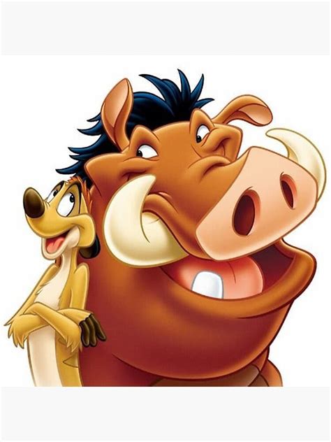 Póster «Animación Timon y Pumba Cool Funny Art Hakuna Matata» de DaniVi ...