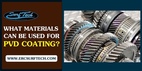 What Materials Can Be Used for PVD Coating? - SurfTech INC - Medium