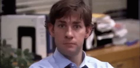 Jim Halpert The Office GIF - Jim Halpert The Office Jim Stare ...