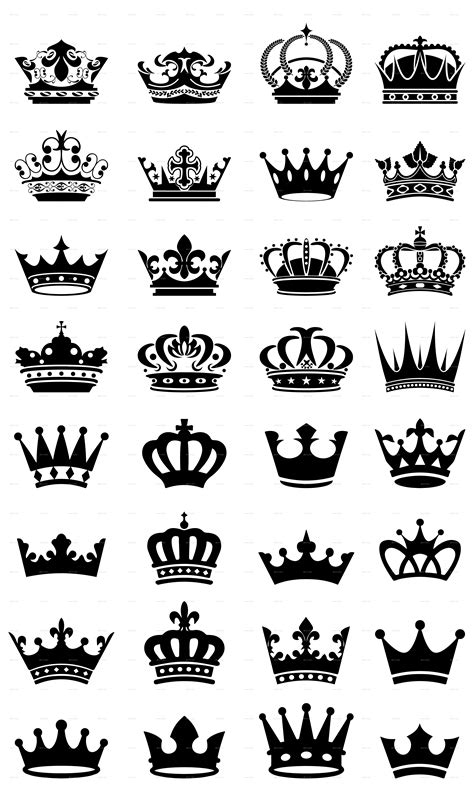 32 Royal Black Crowns | Crown tattoo design, Small crown tattoo, Crown ...