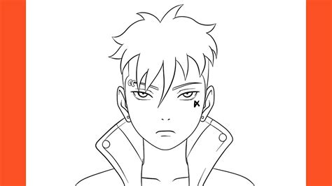 How To Draw Kawaki (Boruto) - YouTube