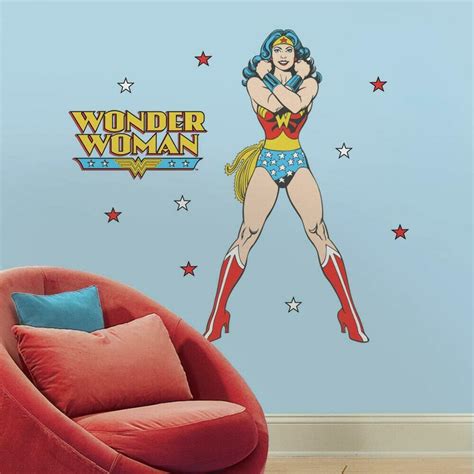 Classic Wonder Woman Giant Wall Decals – RoomMates Decor