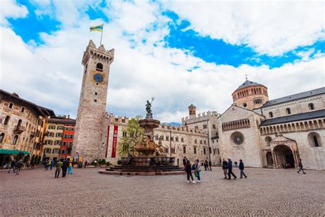 Duomo Di Trento Cathedral, Italy Editorial Photo - Image of blue ...