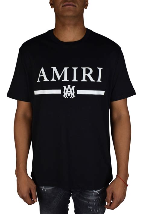 Luxury T-shirt for men - Amiri black T-shirt