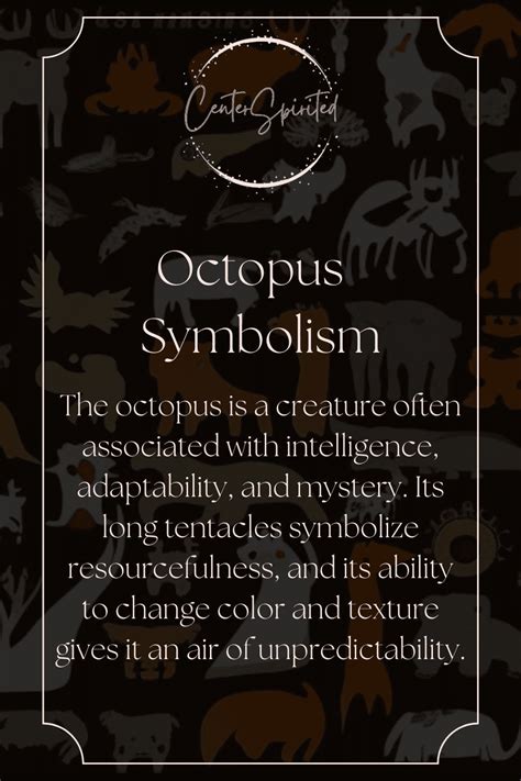 Octopus Symbolism & Meaning - Power, Totem & Spirit AnimalThe octopus ...