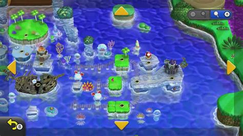 New Super Mario Bros U World Map - Time Zones Map