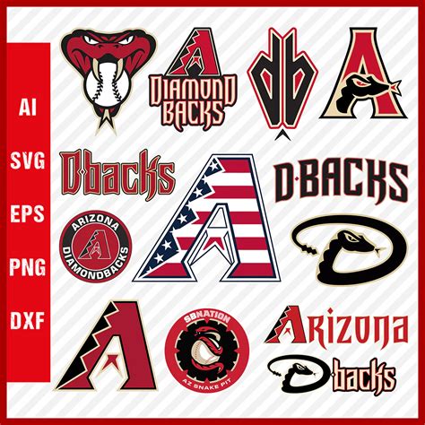 Arizona Diamondbacks SVG Files, Diamondbacks PNG Logo - Inspire Uplift