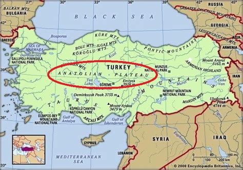 Middle East Map Taurus Mountains - Map