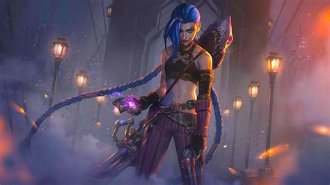 Online crop | HD wallpaper: Jinx (League of Legends), Arcane ...