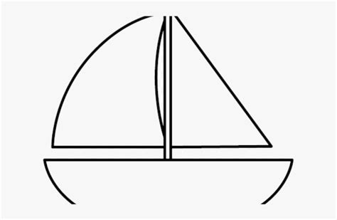 Sailboat Clipart White - Sail Boat Clip Art Black And White, HD Png ...