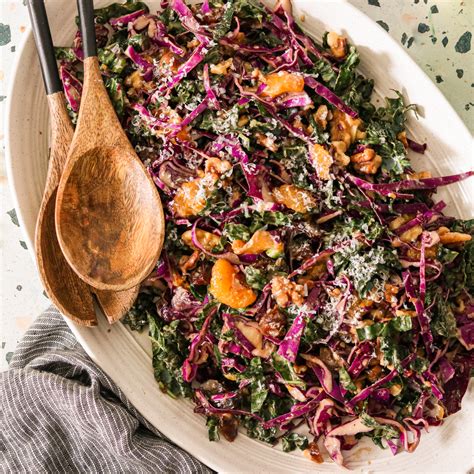 Easy Purple Cabbage Slaw with Parmesan Balsamic Dressing