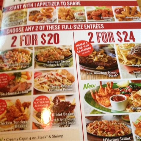 Applebees Menu / Applebee S Neighborhood Grill Bar Your Local ...