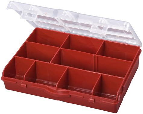 Stack-On 10 Compartment Storage Organizer Box with Removable Dividers ...