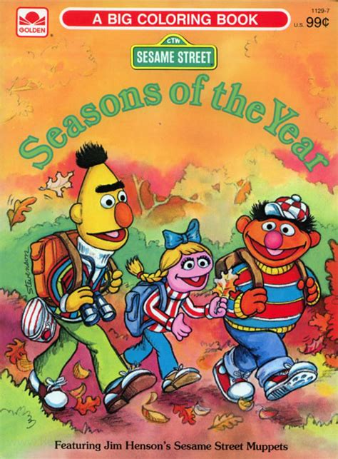 Sesame Street (Seasons of the Year; 1982) Golden Books : Retro Reprints