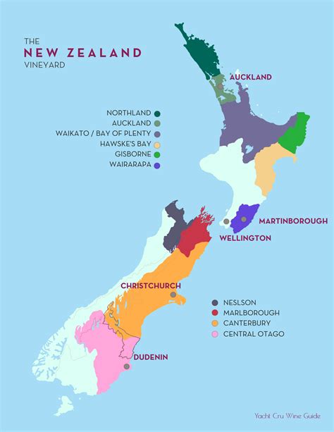 New Zealand — Yacht Cru Wine Guide