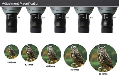 Spotting Scope Magnification Chart