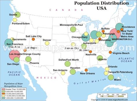 Canada Population Density Vs Us