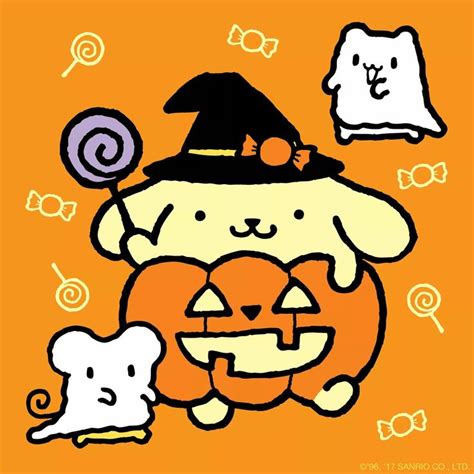 How adorable does Pompompurin and his ghost pals look? Happy Halloween ...