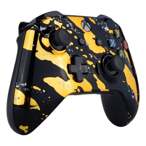 Striped Gold Xbox One Controller | Kinetic Custom Controllers Australia