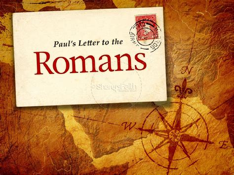 Letter To The Romans PowerPoint Template | Clover Media