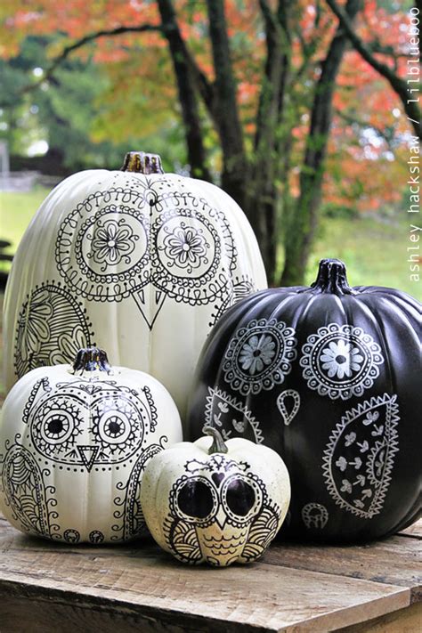 How to Make Sharpie Owl Pumpkins