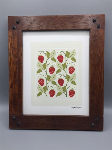 Strawberry Art Print - Etsy