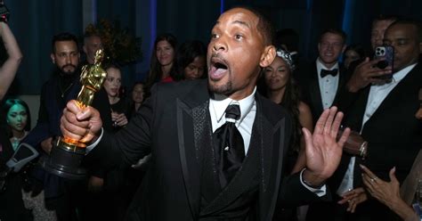 Will Smith Dances With His Oscar at Afterparty Following Chris Rock Slap